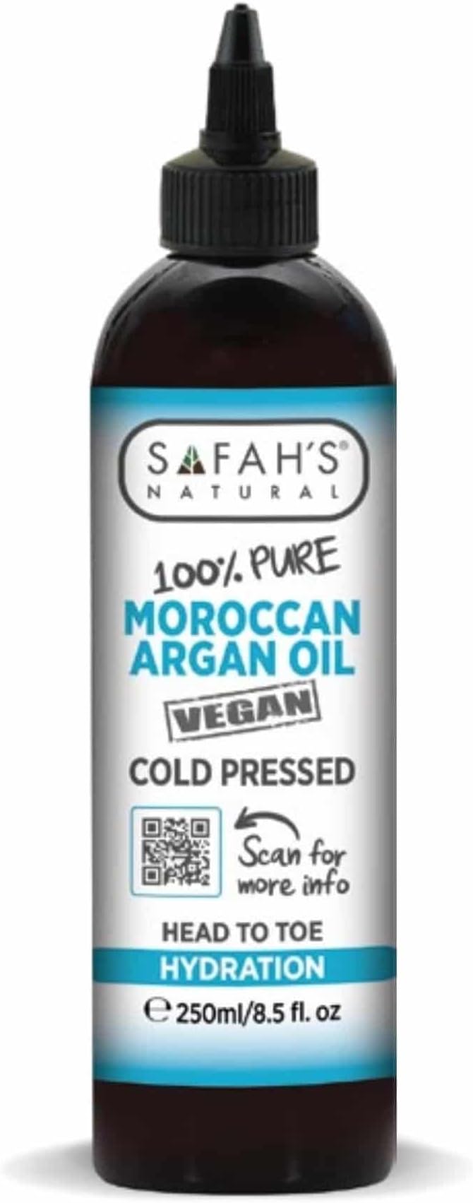 Safahs Natural Moroccan Argan Oil 250ml