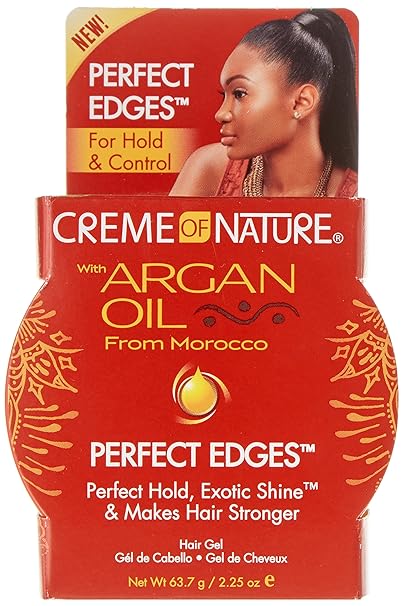 Creme of Nature Argan Oil Perfect Edges Black 2.25oz