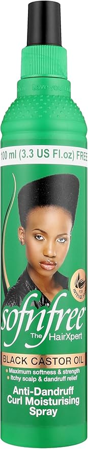 Sof n Free Black Castor Anti Dandruff Oil Moisturising Lotion 350ml