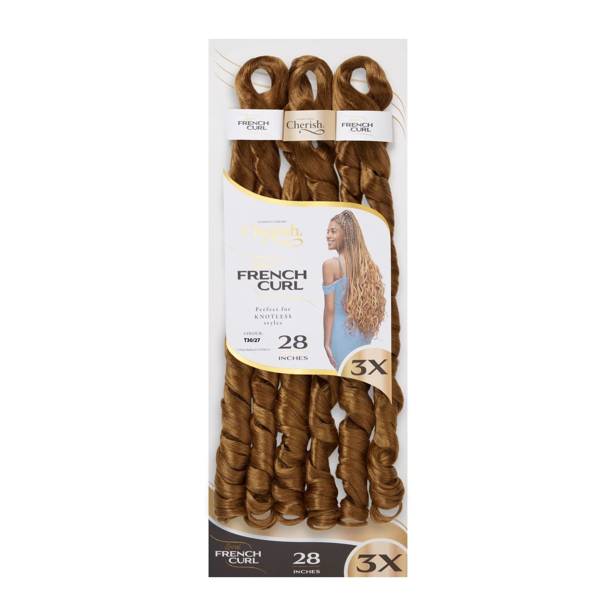 Cherish 3X Spiral French Curl Bulk 22in