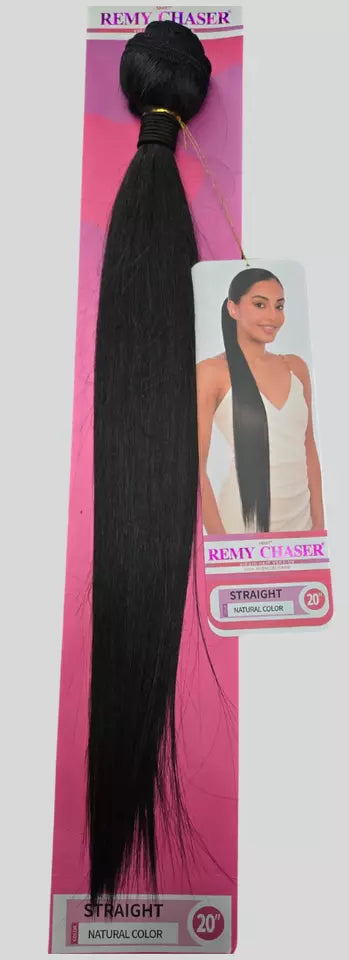 Remy Chaser Premium Synthetic Weave - Straight 20'' Natural Colour