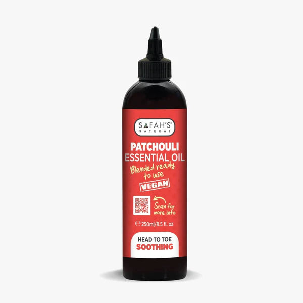 Safahs Natural Blended Patchouli Oil 250ml